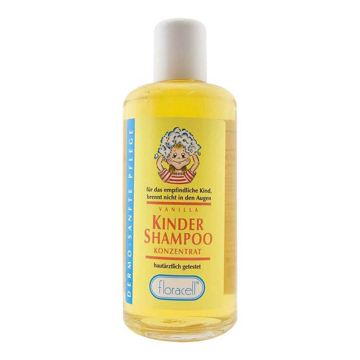 Vanilla Kinder Shampoo Floracell Glas, 200 ml