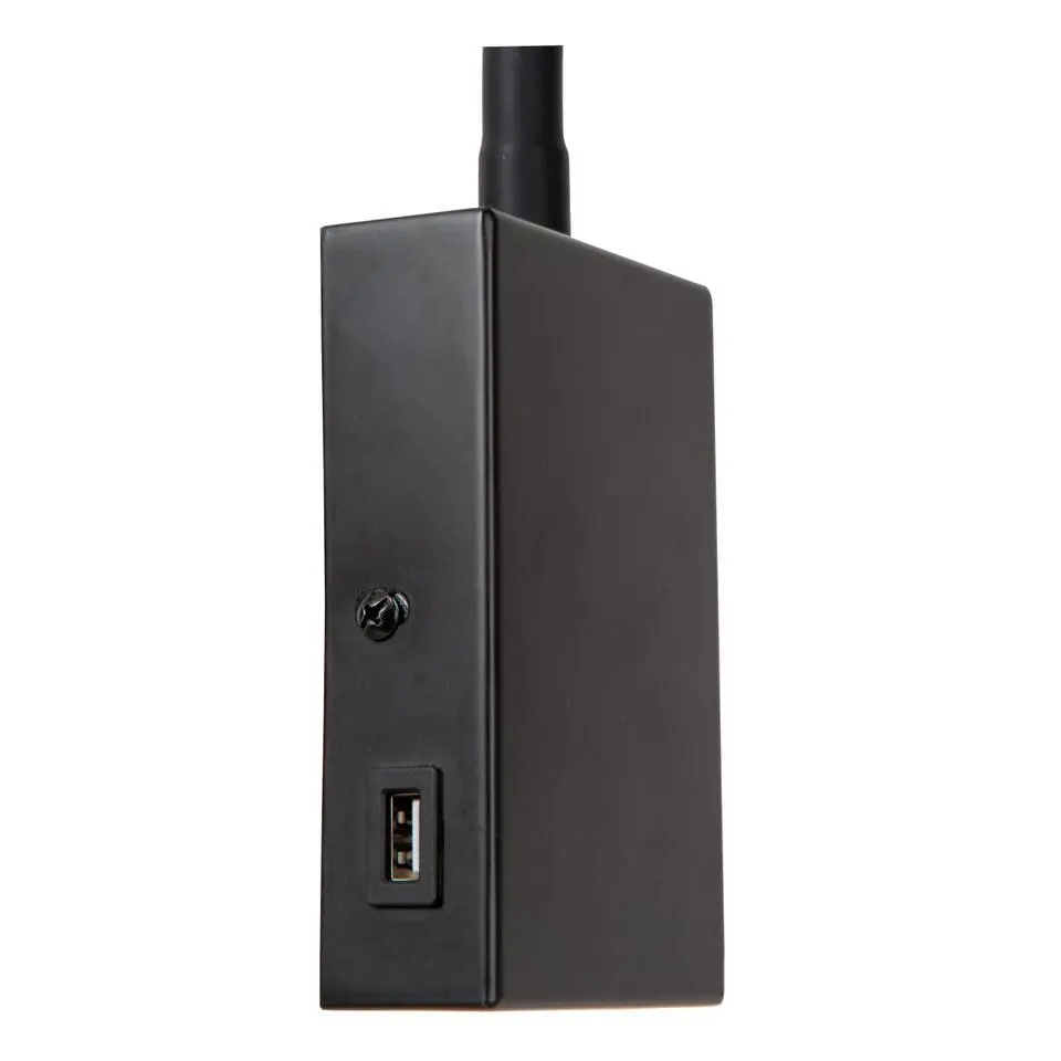 Lucide ALEC Wandspot - Zwart
