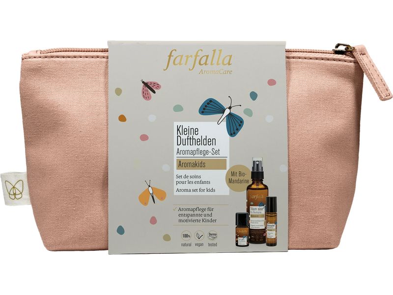 Farfalla Duft-Öl Set Aromakids Dufthelden 3-tlg. Kleine Dufthelden Aromapflege-Set