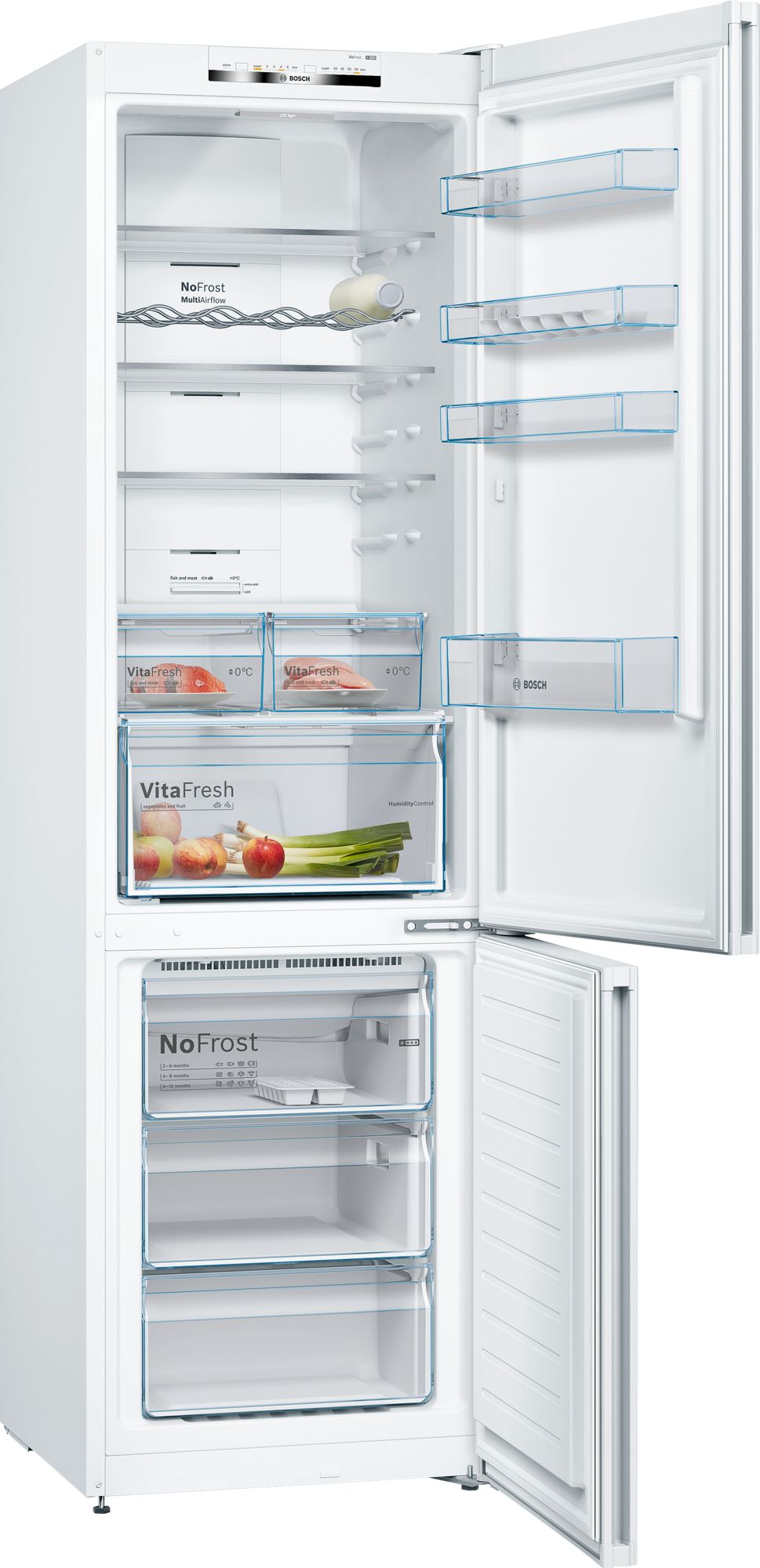 Refrigerador Combinado Independente Série 4 203 x 60 cm Branco KGN39VWEA