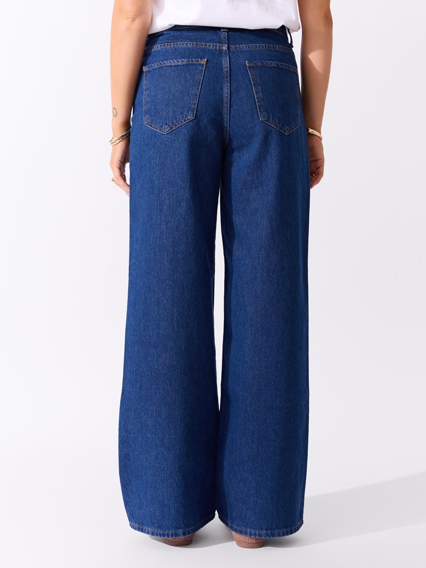 Estelle wide jeans Stonewashed