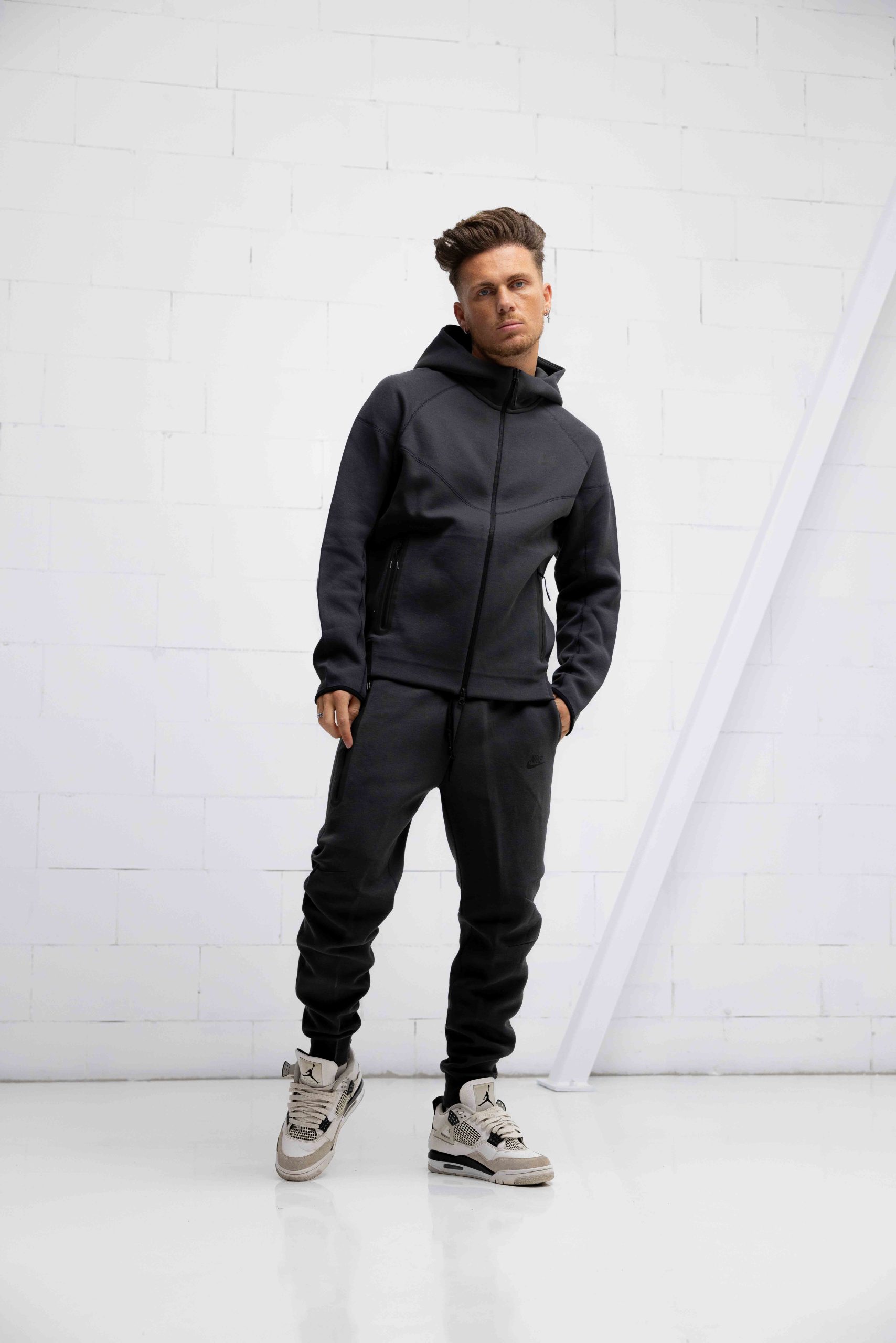 Nike Tech Fleece Trainingsjack Heren Donkergrijs
