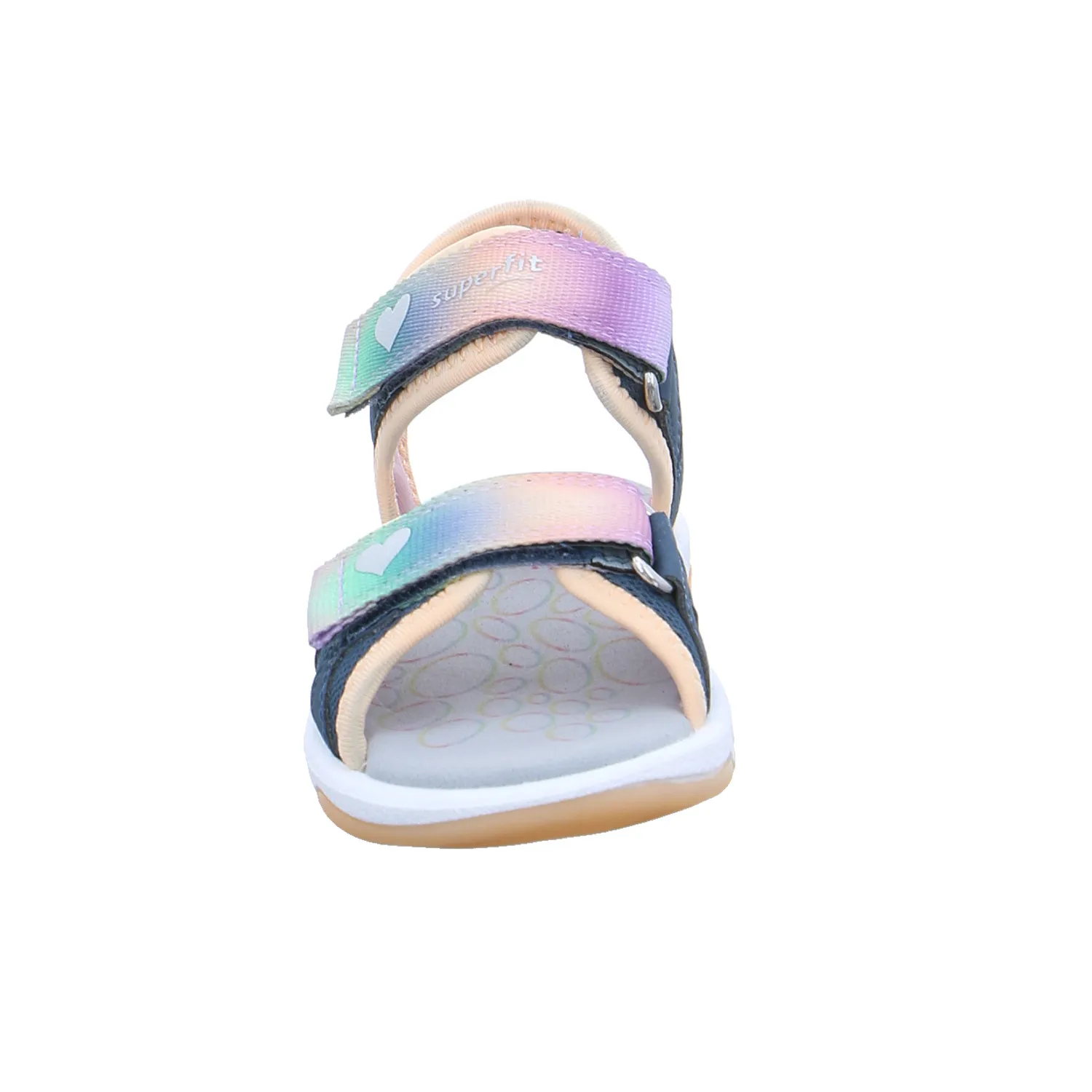 SUPERFIT Kleinkinder-Sandale Dunkelblau Leder  Sommerschuh
