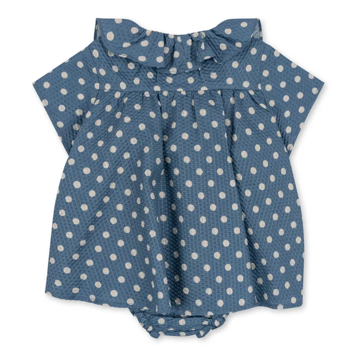 Konges Sløjd Robe Vida Coton Bio Bébé | Bleu