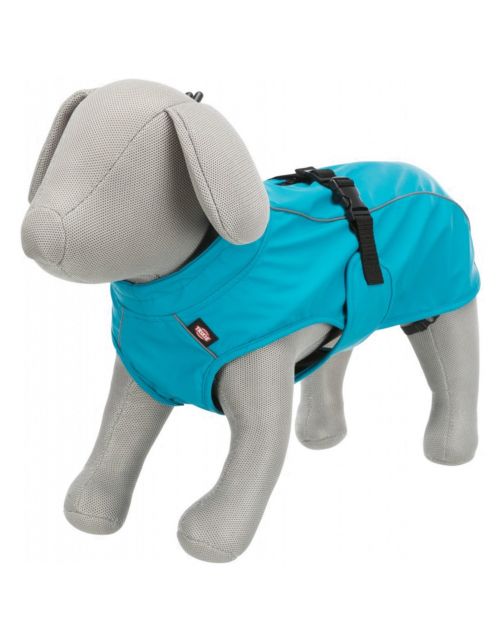 Trixie Regenjas Vimy Turquoise - Hondenkleding