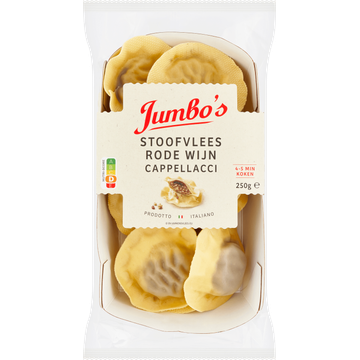 Jumbo's Cappellacci Stoofvlees Rode Wijn 250 g