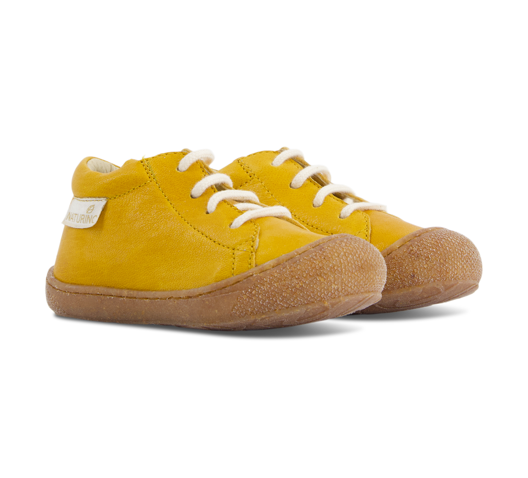 Naturino Cocoon Organic - Schnürschuhe gelb