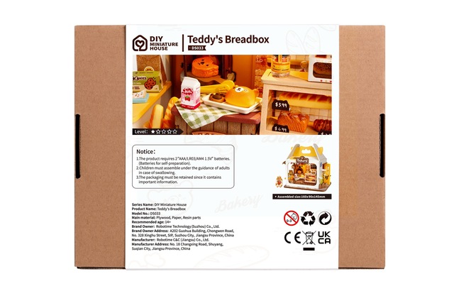 Modellbausatz »RoboTime Teddy's Brotbox«