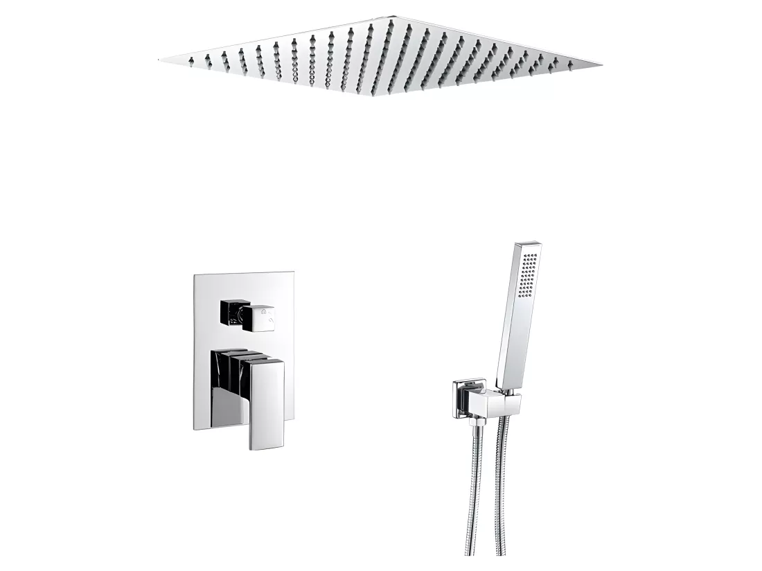 Kit de douche à encastrer JAITO chrome