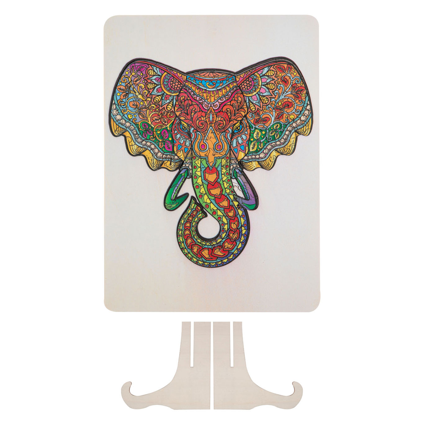 Houten Legpuzzel Olifant, 132st.