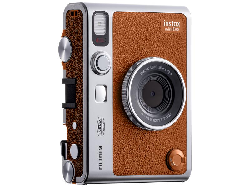Fujifilm Fotokamera Instax Mini Evo Braun Sofortbildkamera für ein einzigartiges Erlebnis