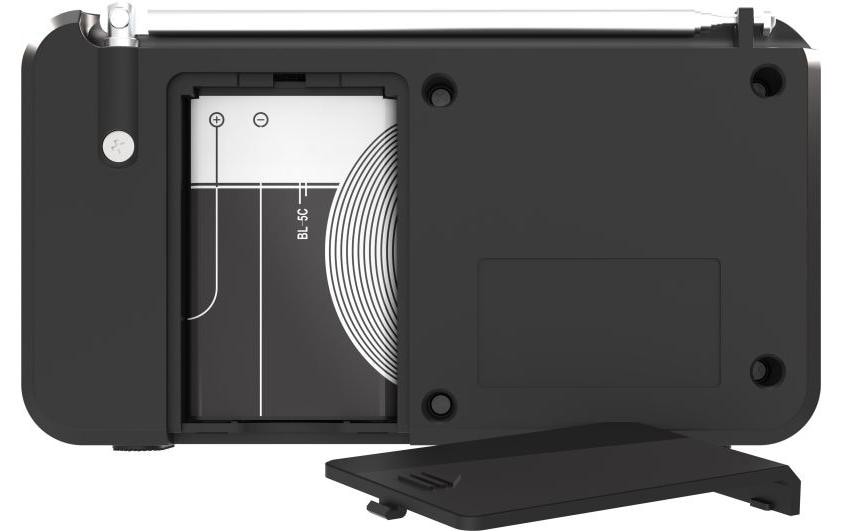 DAB+ Radio TOP 100 SchwarzPortables Mono-Radio mit DAB+/FM