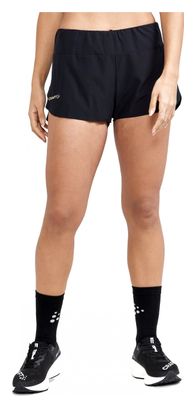 Short Splité Femme Craft Pro Hypervent Noir Rose