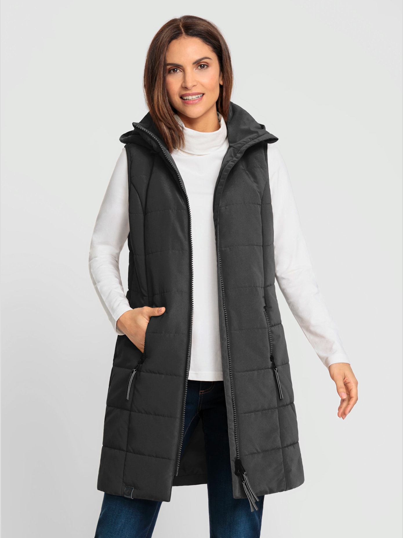 Gilet long douceur extrême