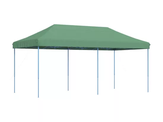 Tente de réception pliable escamotable vert 580x292x315 cm