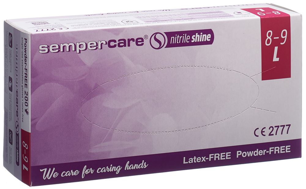 SEMPERCARE Nitril Shine L unsteril ungepudert 200 Stk