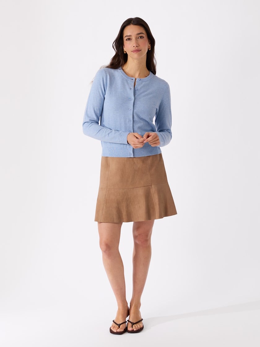 Olea cardigan i merinoblanding S48
