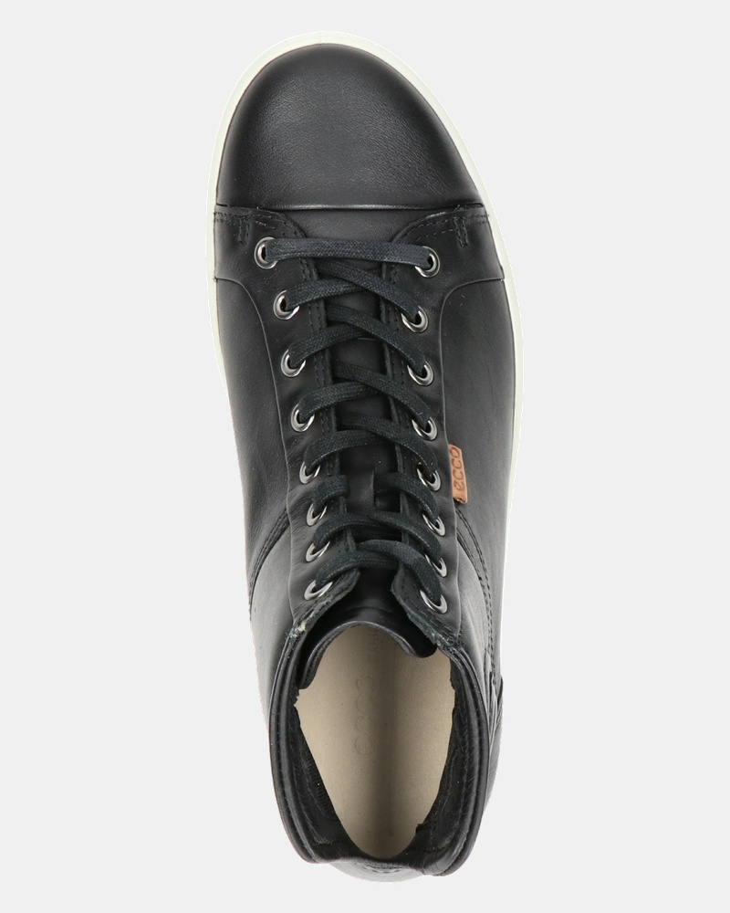 Ecco Soft 7 Hoge sneakers  - zwart
