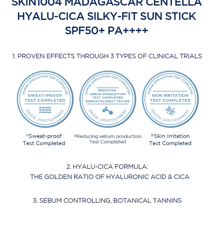SKIN 1004 - Hyalu Cica Sunsational Kit