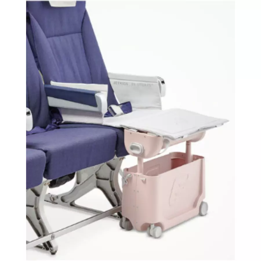 JETKIDS™ BY STOKKE® Aufsitzkoffer BedBox™ Golden Olive und Matratze CloudSleeper™ weiß