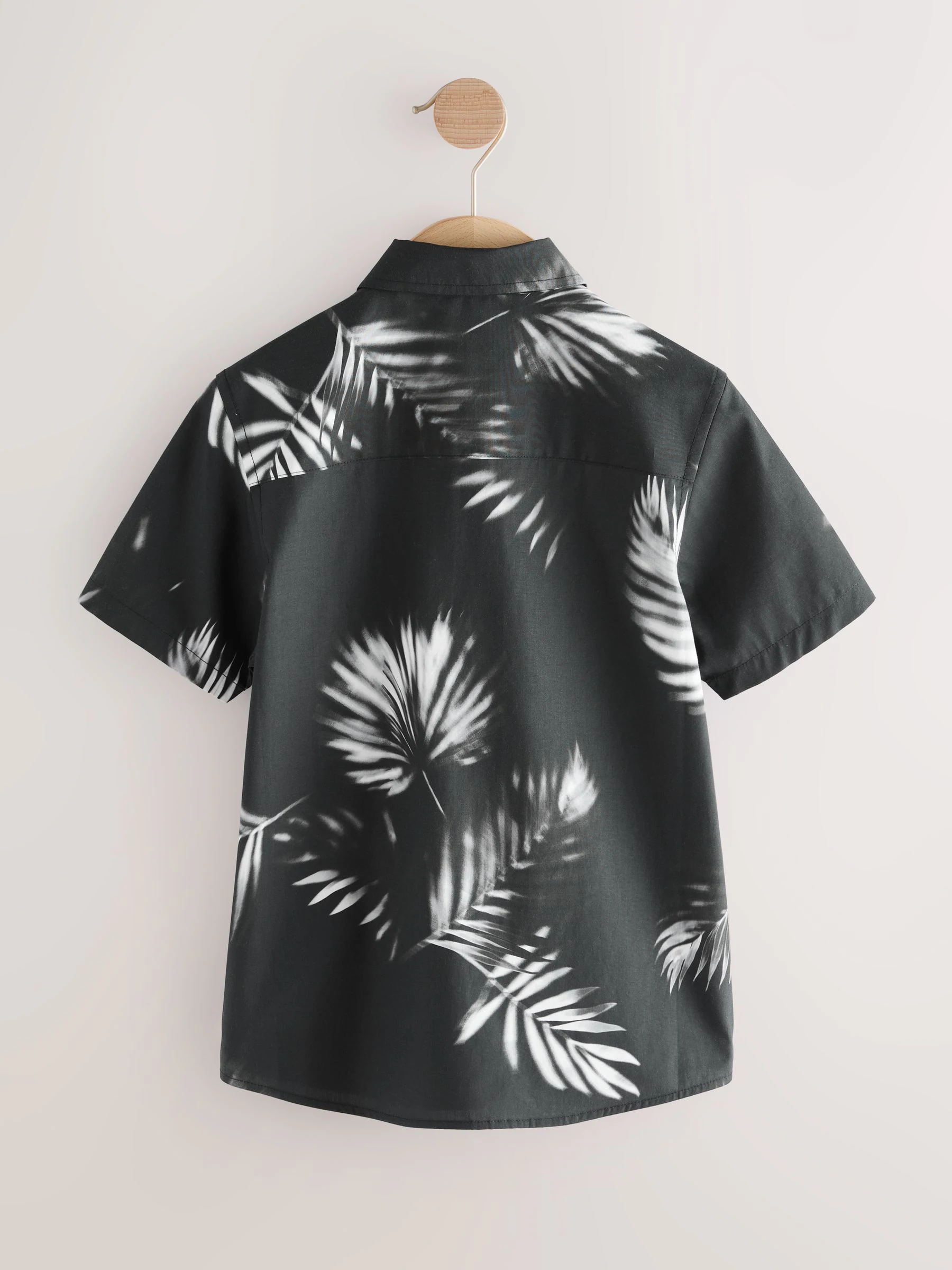 Mono bloemenprint AOP - Overhemd met print en korte mouwen (3-16 jr)