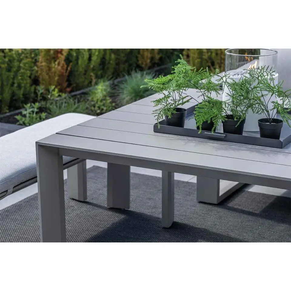 Levanto lounge-diningtafel - 111x111 cm - taupe