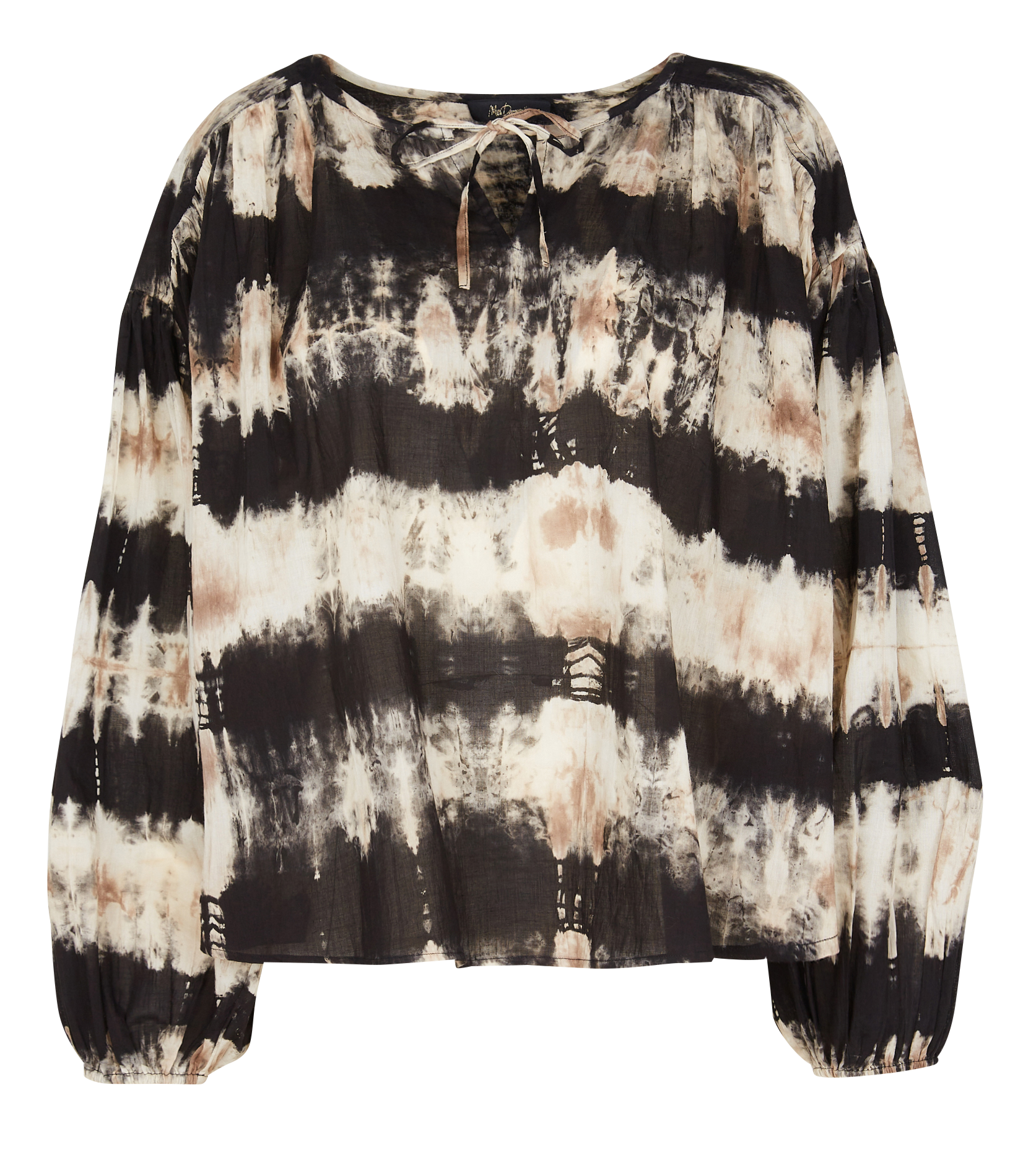 FOLI - Top ample col rond en coton | Multicolore