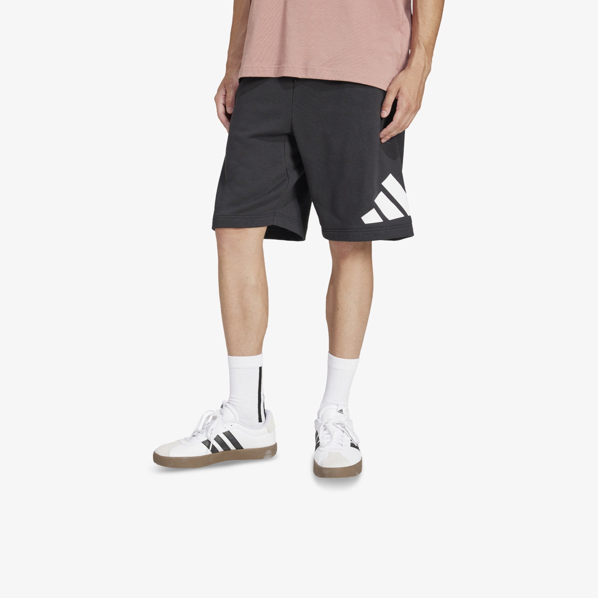 adidas Essentials Big Logo French Terry Herren Hosen schwarz