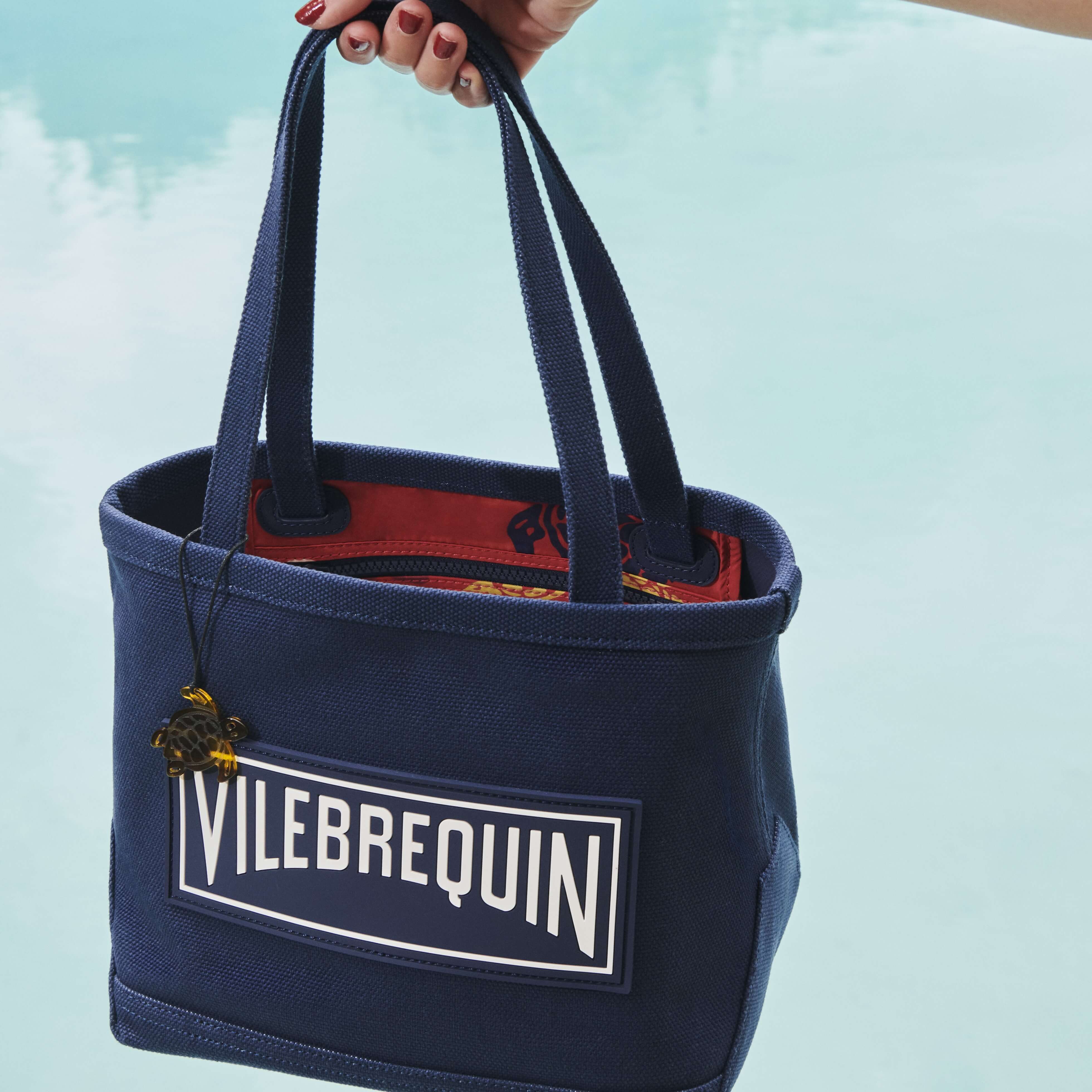 Sac de plage en toile marine uni | Site Vilebrequin | BREU3100