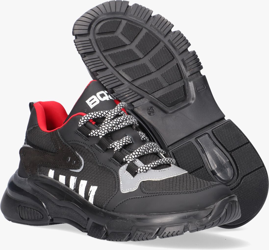 BRAQEEZ zwarte braqeez lage sneakers gio genna