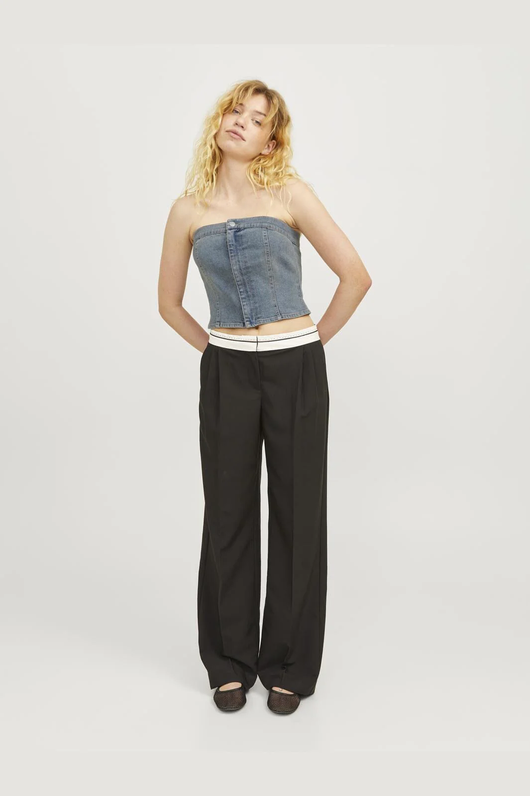 Jjxx Jxtinga Slim Denim Top
