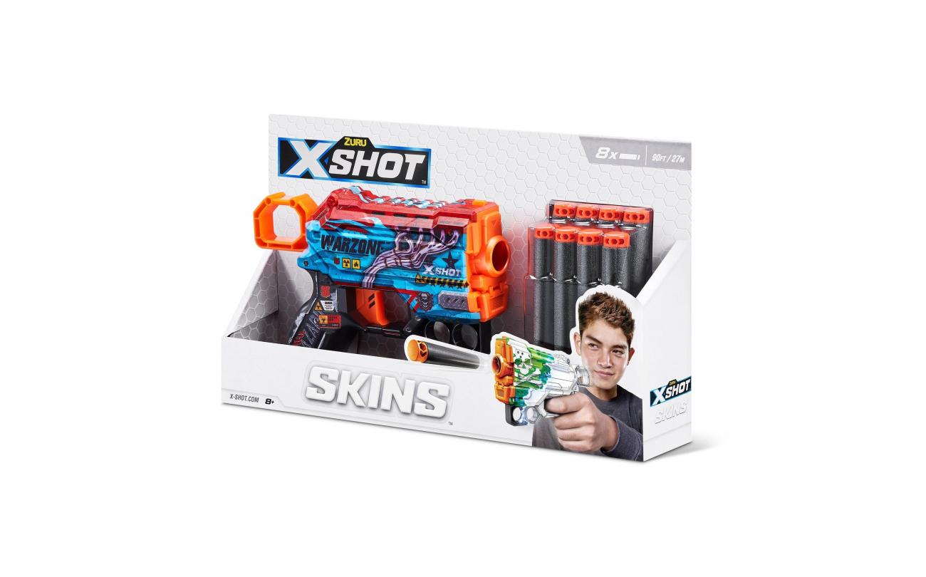 X-shot Skins Menace met 8 darts