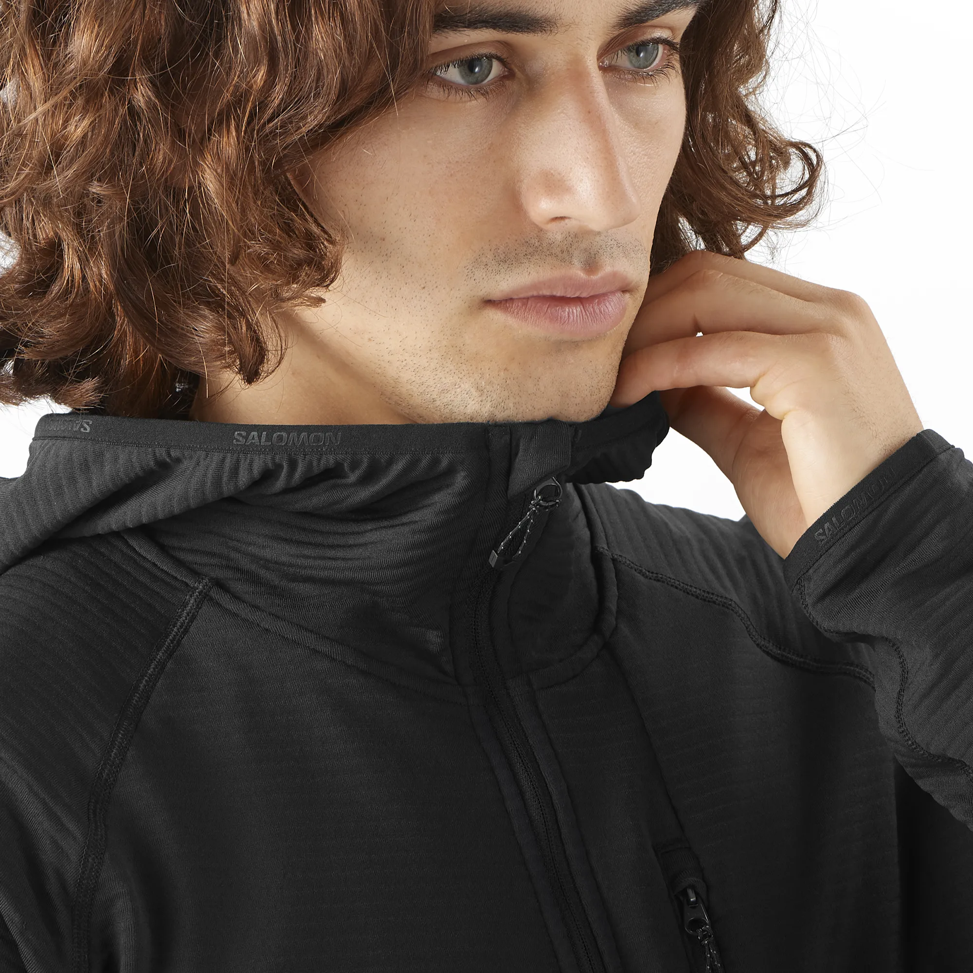 Salomon Men's Essential Lightwarm Hoodie Deep Black