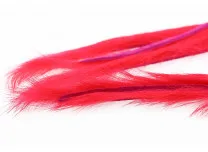 The Fly Co Rabbit Strips S-Cut 3mm - Fluor Red
