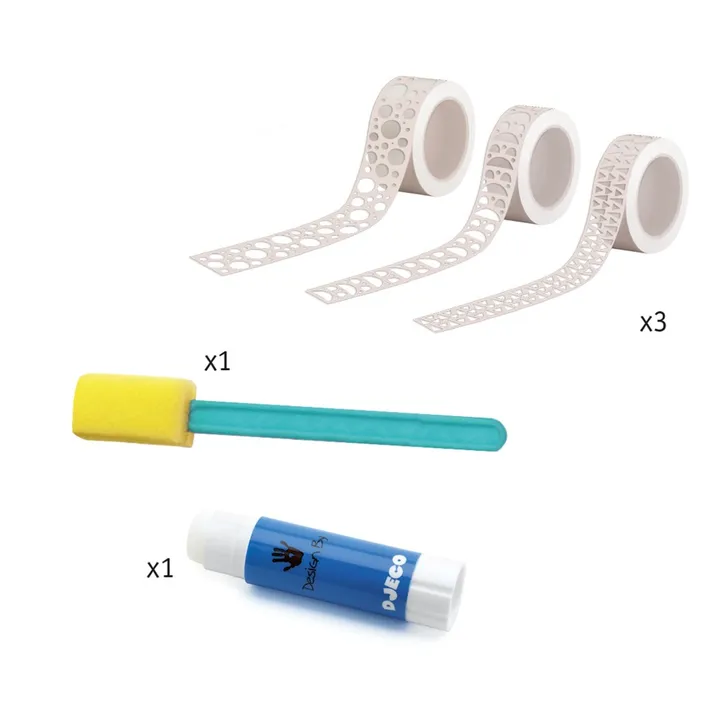 Djeco Masking tape et peinture Oh c'est magique !