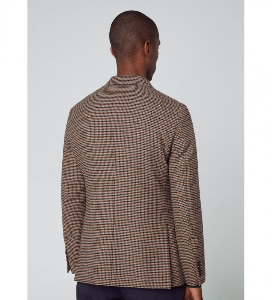 American Hackett Brown Houndstooth