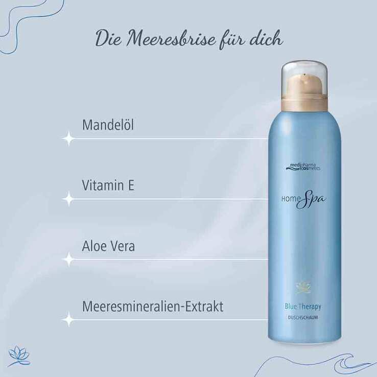 Home Spa Blue Therapy Duschschaum, 200 ml