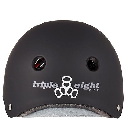 Triple Eight Hjelm - Certified Sweatsaver - Blåck Rubber