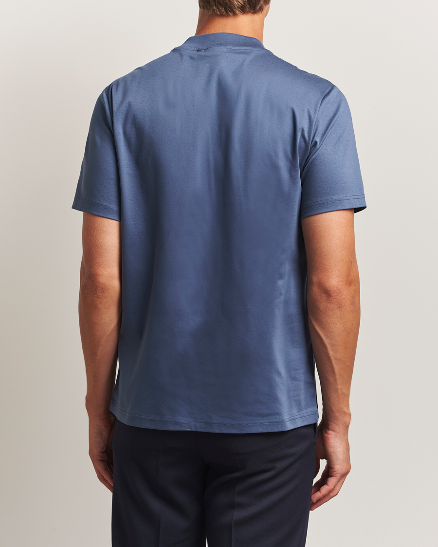J.Lindeberg Ace Mock Neck T-Shirt Vintage Indigo