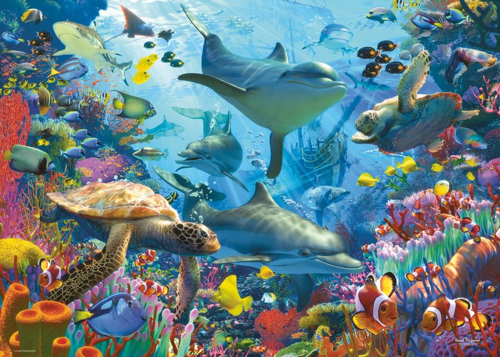 Ravensburger - Puslespil - Coral Reef Retreat 1000 brikker