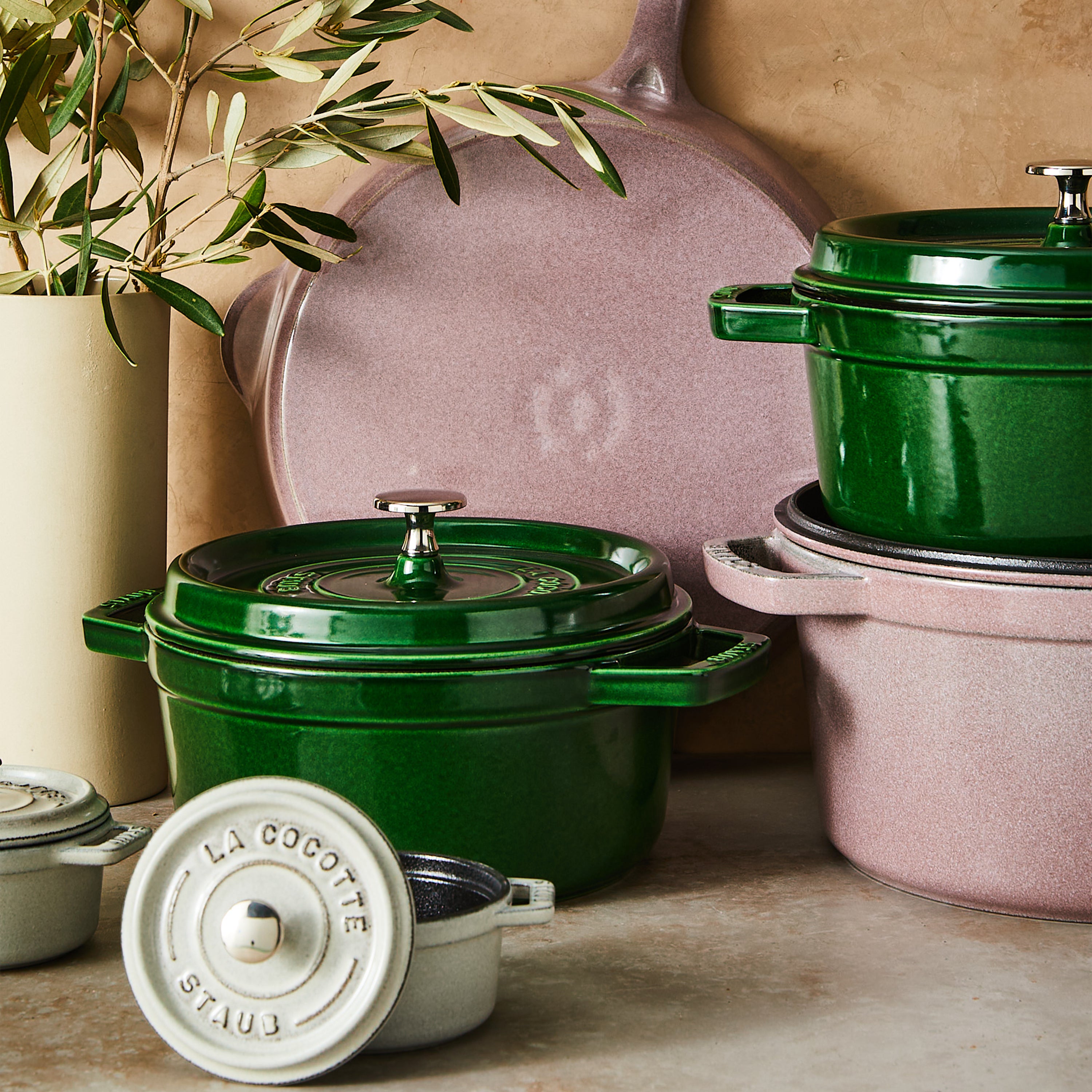Staub La Cocotte Braadpan Ã 26 cm - Basilicumgroen