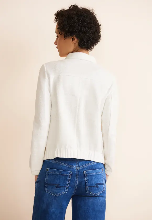 Struktur Shirtjacke - off white