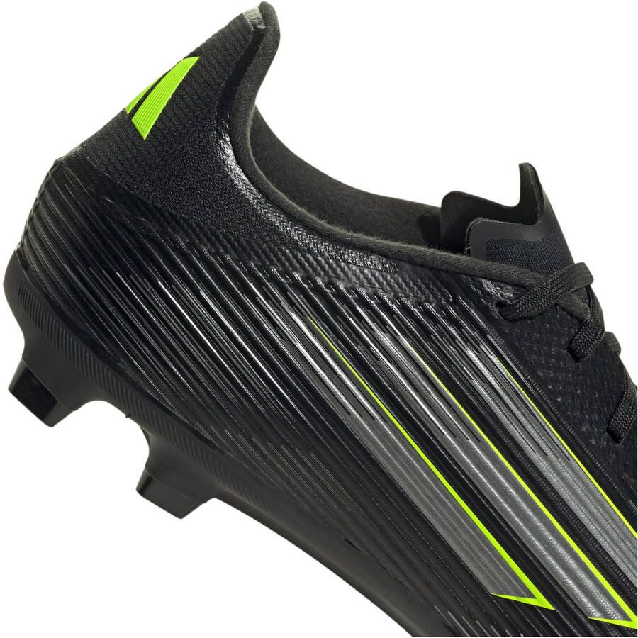 Adidas Perfor ce F50 League FG MG senior voetbalschoenen zwart zilvergrijs geel