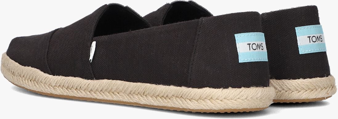 TOMS zwarte toms espadrilles alpargata rope