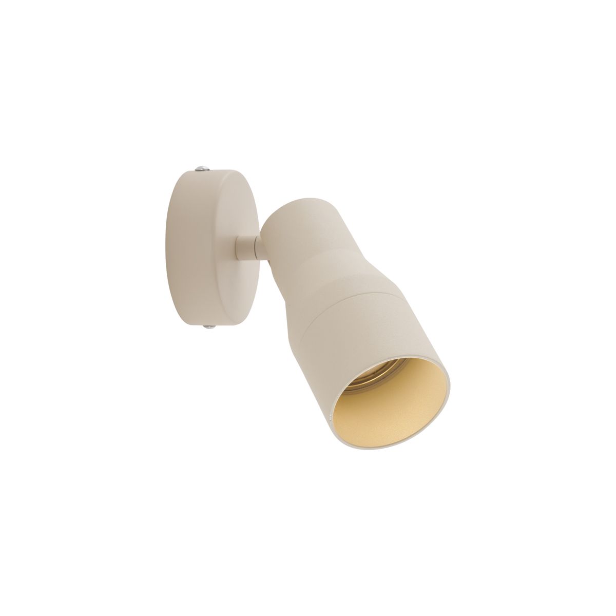 Moderne plafondspot beige GU10 50mm rond - Stanley