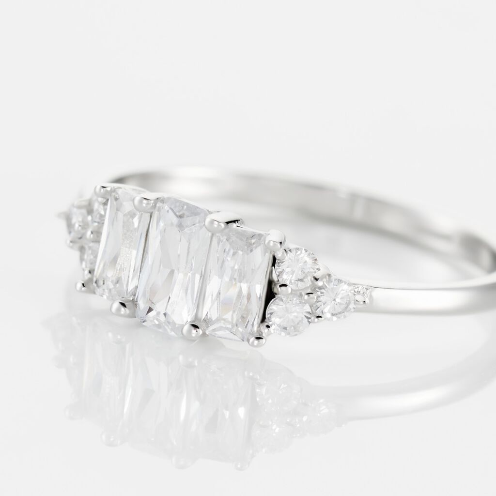 Bague Aranka Argent Blanc Oxyde De Zirconium