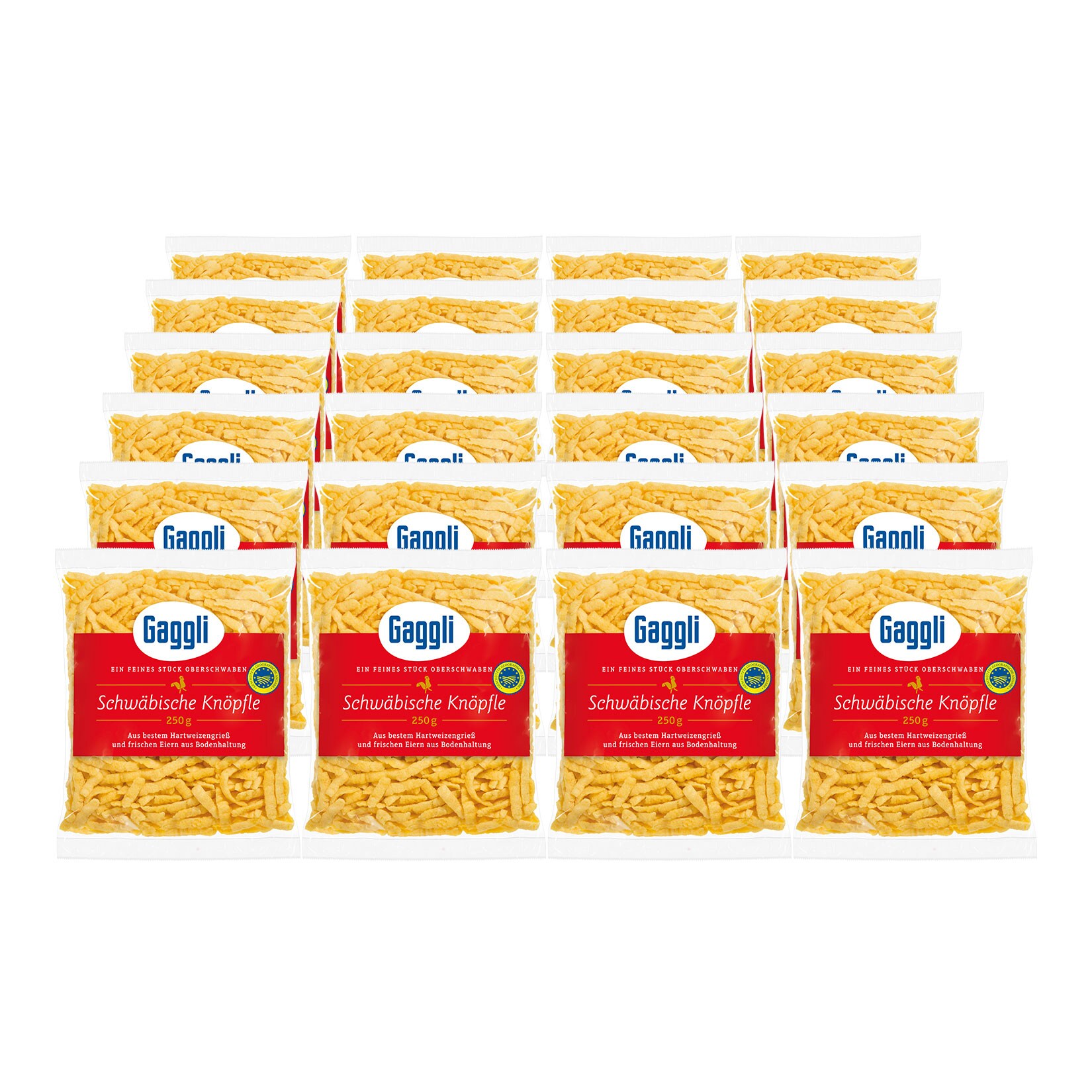 Gaggli Schwäbische Knöpfle 250 g, 24er Pack