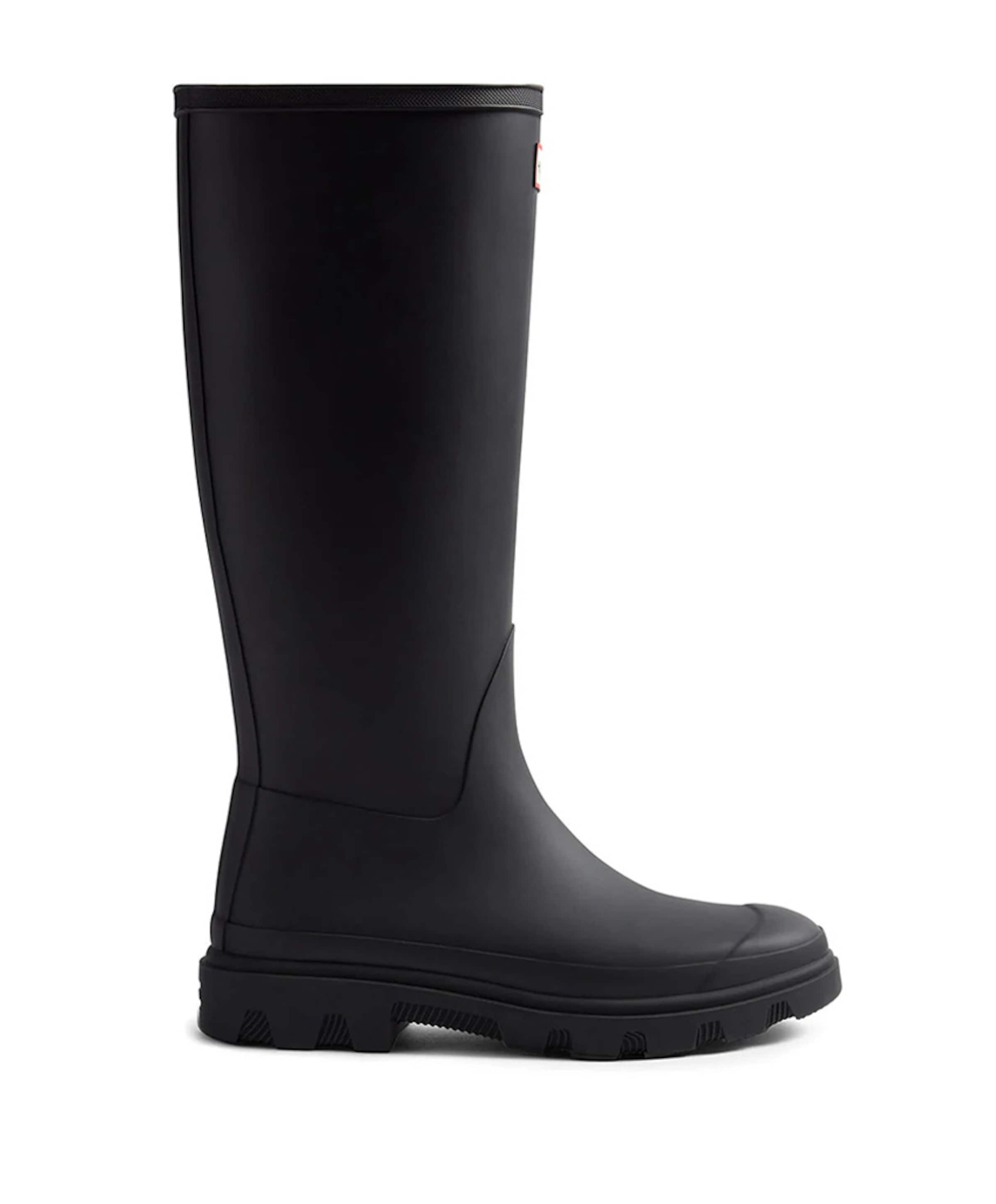 Hunter DOWNPOUR TALL dames laarzen zwart