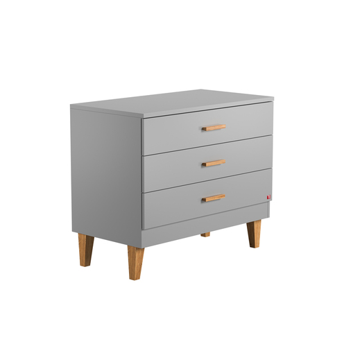 Commode 3 tiroirs LOUNGE Gris - VOX