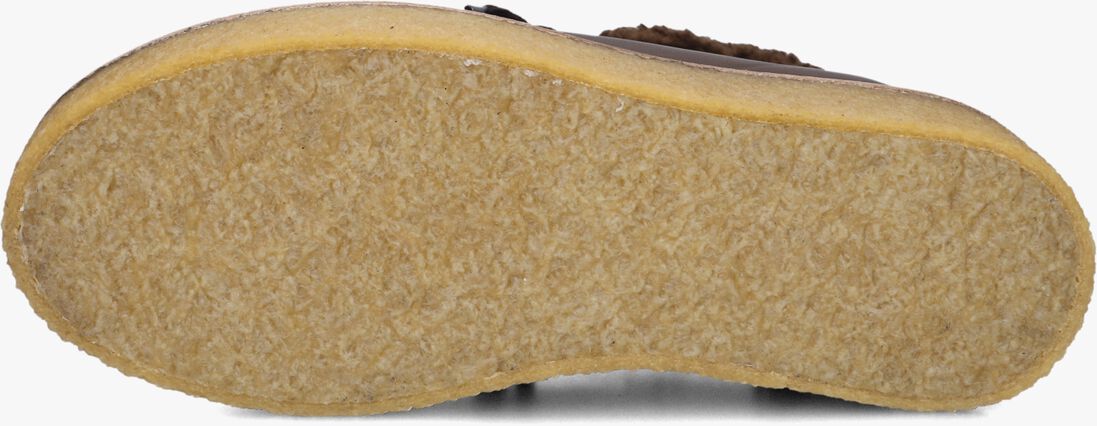bruine posa veterschoenen chukka shearling